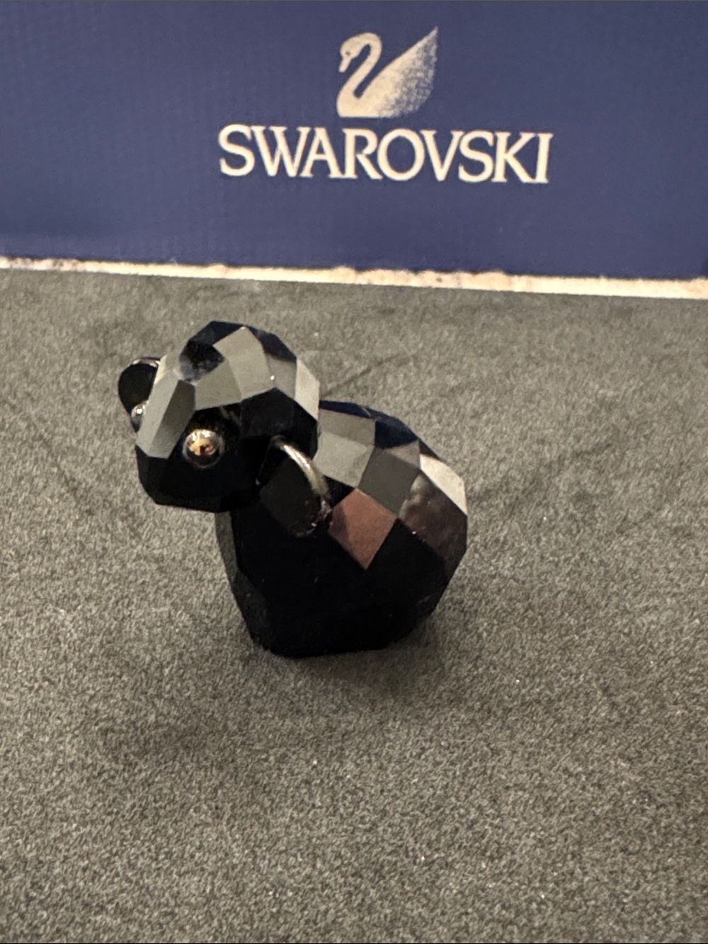 Swarovski Crystal Black Sheep